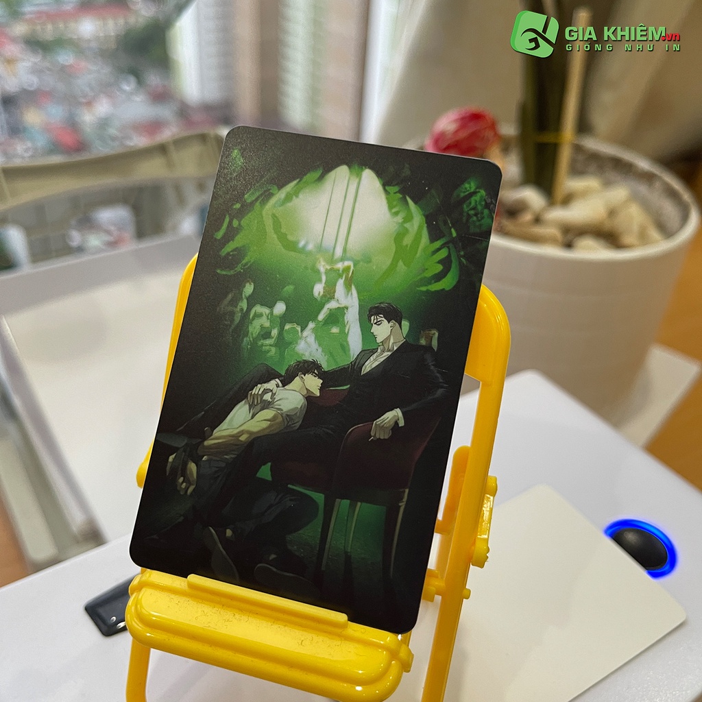 In Card Bơi theo yêu cầu card bo góc Nhựa PVC size 8.6x5.4cm