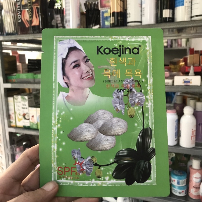 Tắm trắng dành riêng cho da mặt và vùng cổ Koejina 30g