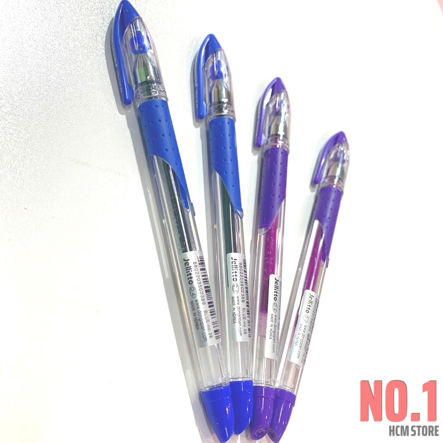 Hộp 12 Cây Bút Gel Cao Cấp Jellitto 0.4mm Hàn Quốc  - Văn Phòng Phẩm No.1