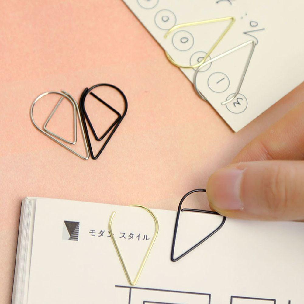 Augustina Bookmark Kim Loại Mini Kẹp Đánh Dấu Trang Sách Hình Giọt Nước Sáng Tạo Dùng Trong Văn Phòng