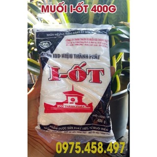Muối i-ốt 100% từ muối biển thành phát 400g đạt chuẩn haccp