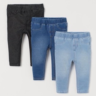 Quần legging HM bé gái legging jean auth (tách sét không tag)