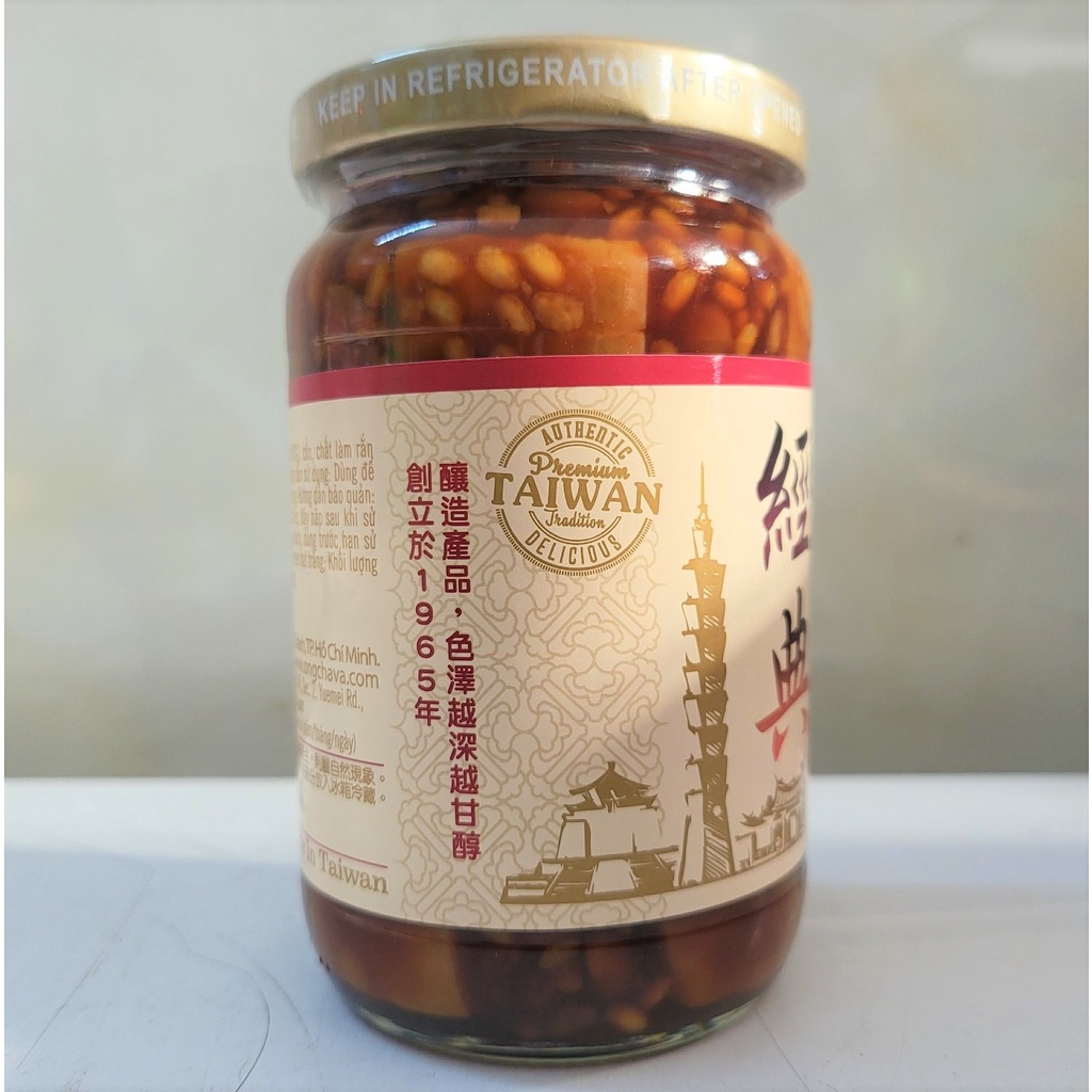 [Lọ 380g] CHAO TRUYỀN THỐNG Jiang Ji [Taiwan] ÔNG CHÀ VÀ Traditional Fermented Classic Bean Curd