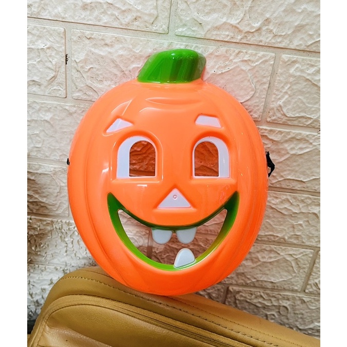 Mặt nạ bí Ngô đèn hoá trang cosplay haloween