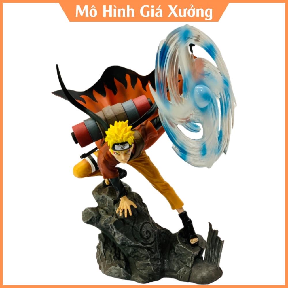 Mô hình Naruto hiền nhân trạng thái chiến đấu sử dụng rasengan cực ngầu . Cao 32cm , nặng 910gram . Figure anime Naruto