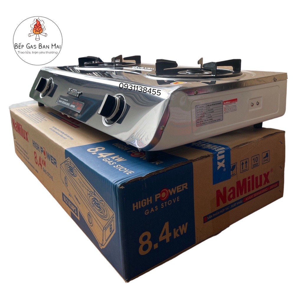 Bếp Gas Đôi Mặt Inox Namilux DL2163APS  - HÀNG CHÍNH HÃNG