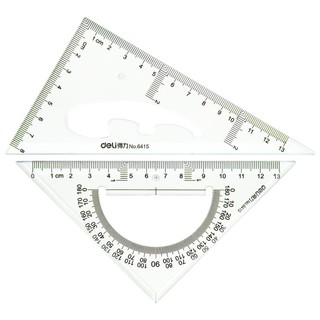 Bộ thước Eke Deli 6415 - 13cm
