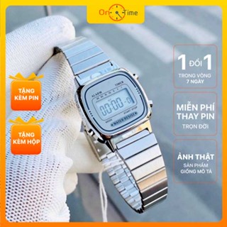 Đồng hồ nữ thời trang LA670, đồng hồ điện tử nữ mặt nhỏ dây kim loại size mini cực xinh - OneTime Store