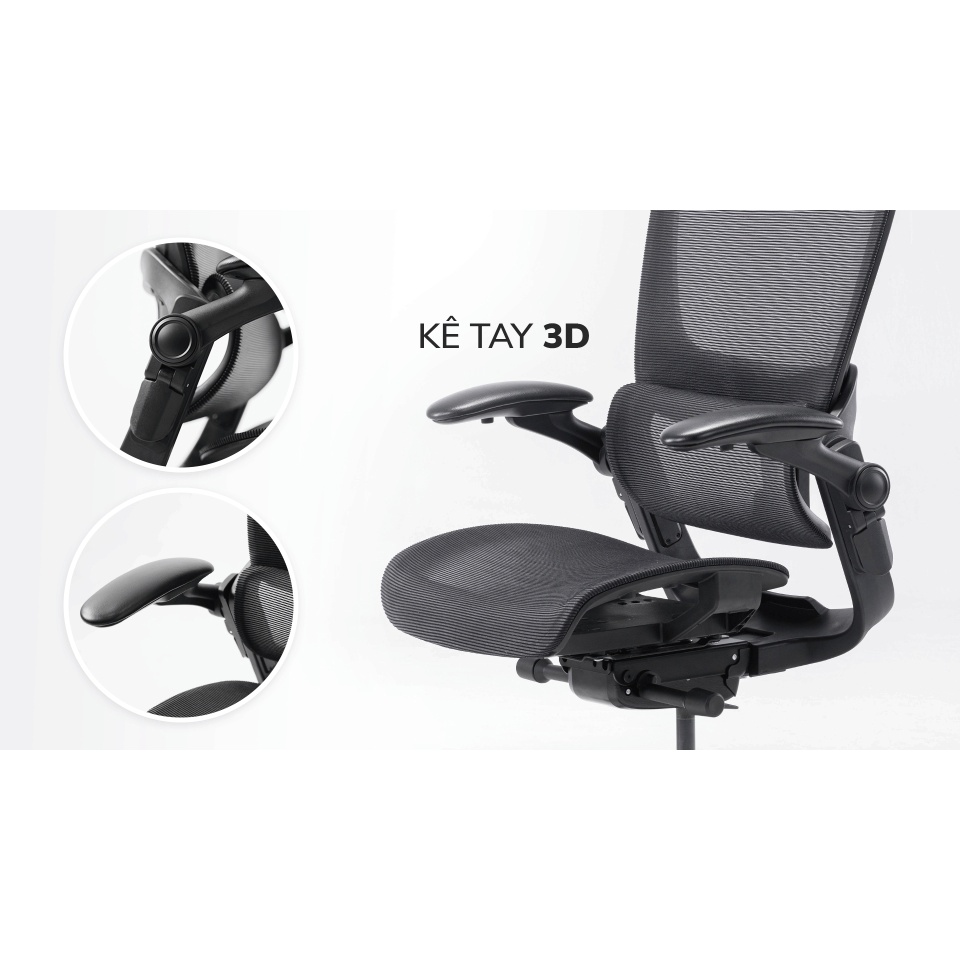 Mua Ghế Lưới Xoay Công Thái Học Ergonomic Epione Easy Chair V2 2.0 Bản mới chân nhôm sơn tĩnh