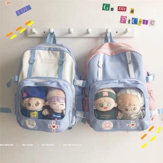Balo Itabag đựng doll đi học phong cách dễ thương