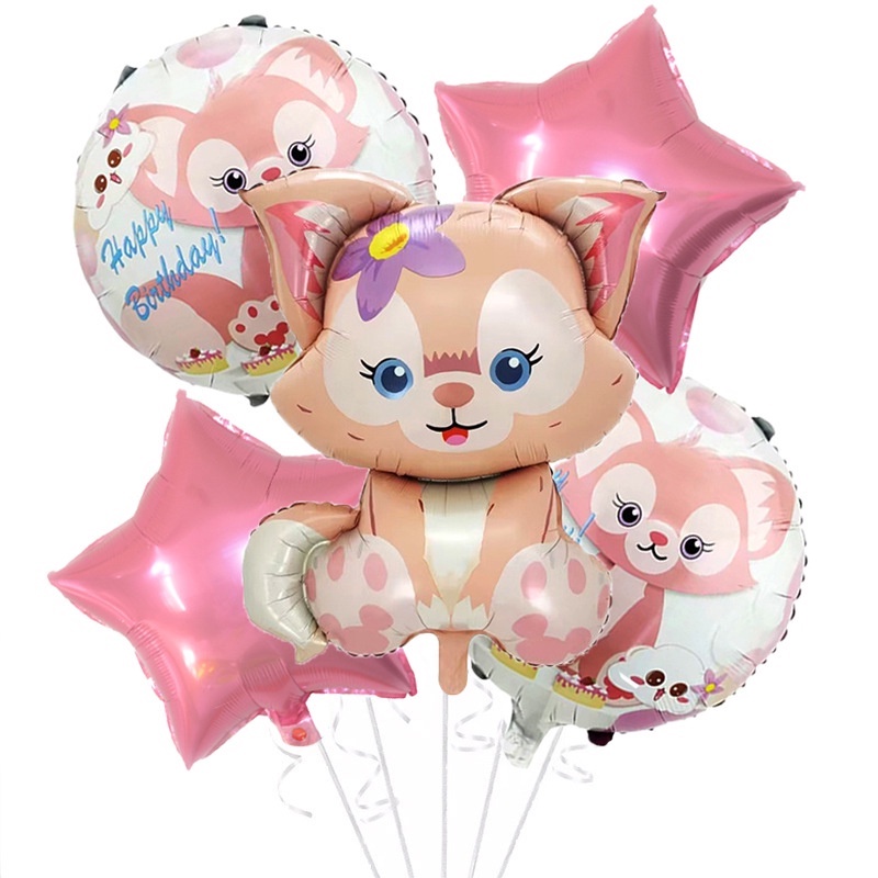 Bong Bóng Bơm Hơi Hình Thỏ Stella Lou Dễ Thương