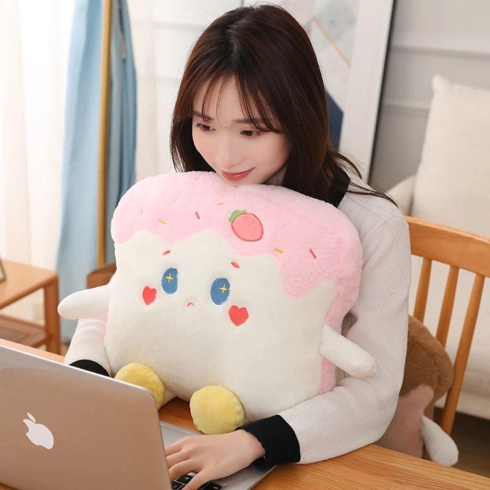 LANFY Gối Ôm Nhồi Bông Hình Cây Kem Dễ Thương Trang Trí Nhà Cửa