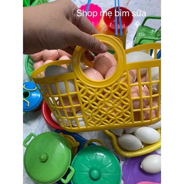 Bộ nhà bếp làm trứng cho bé
