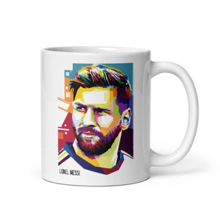 Ly Cốc sứ Cao Cấp hình Lionel Messi đầy màu sắc