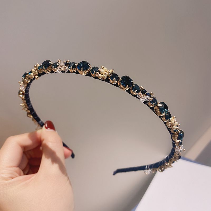 Băng Đô Cài Tóc Đính Đá Pha Lê Nhiều Màu Sang Trọng