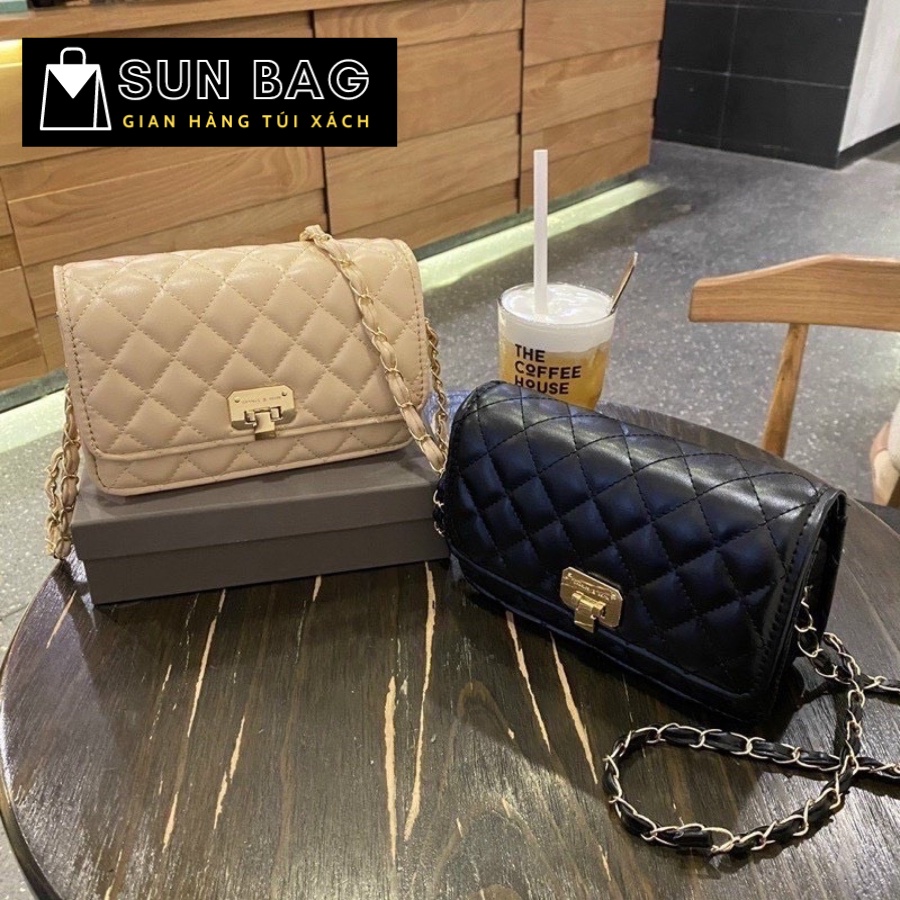 Túi xách nữ đeo chéo, đeo vai, túi cnk đi chơi, đi học, da cao cấp size 20cm SB171