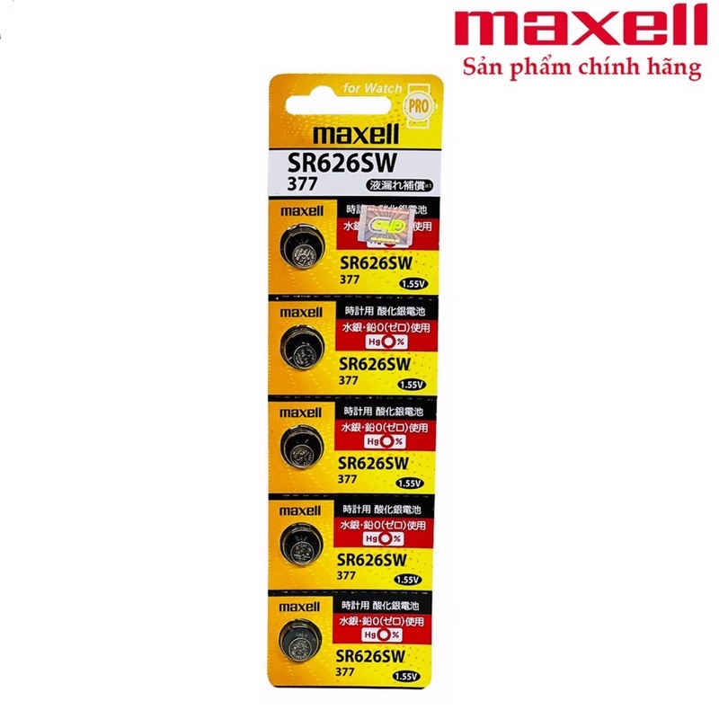 1 viên pin đồng hồ đeo tay Maxell chính hãng