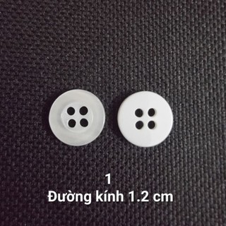 Cúc áo sơ mi ( gói 20 cúc )