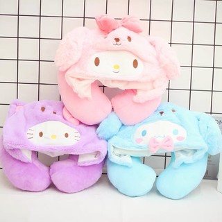 Gối kê cổ có nón trùm