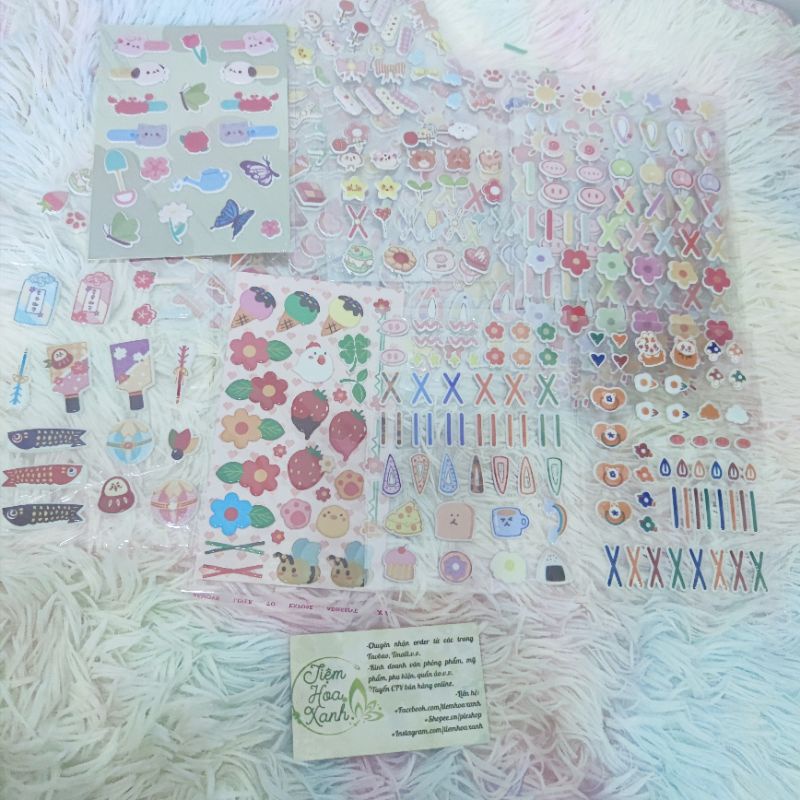 Phụ kiện doll | Sticker cho doll sticker doll hình dán búp bê