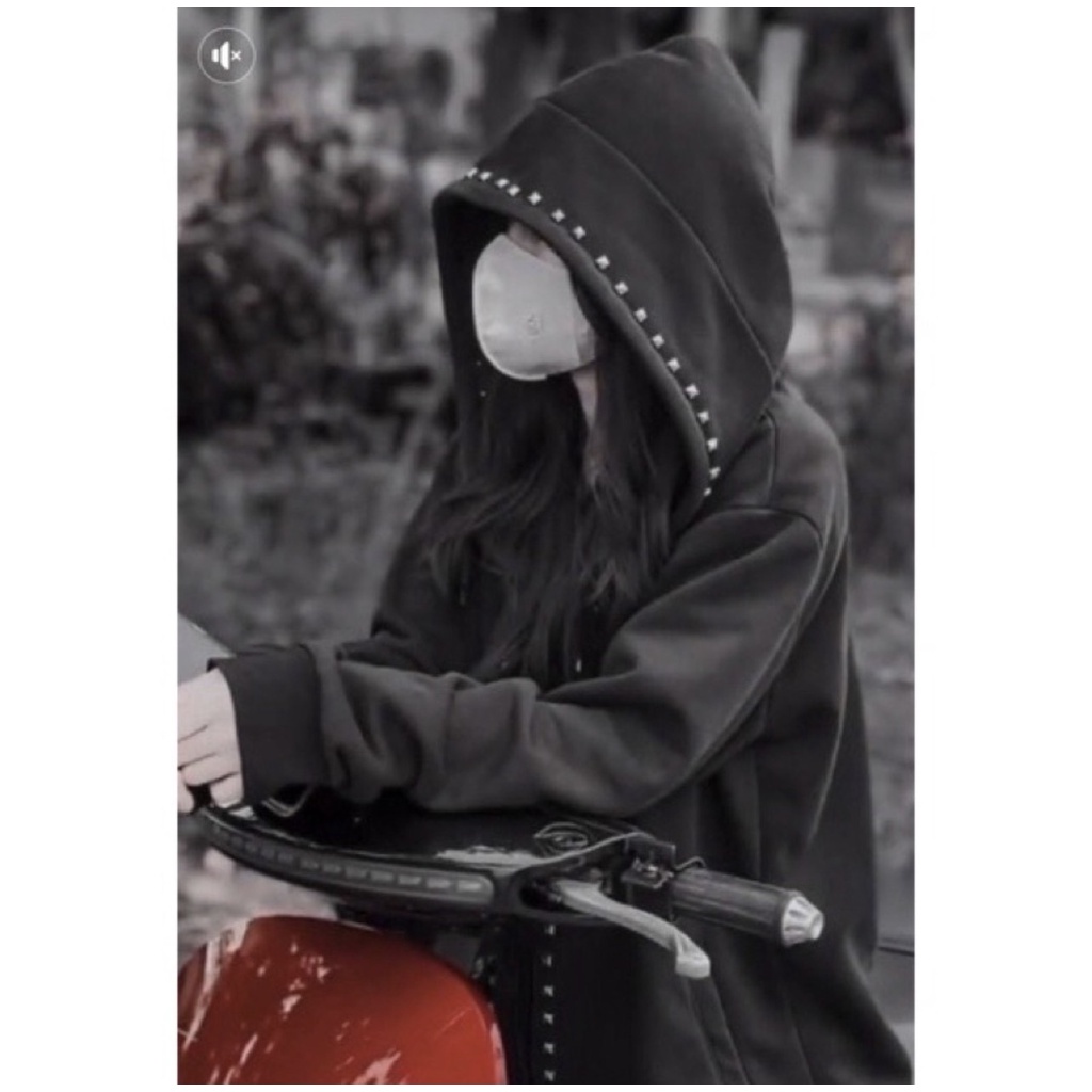 Áo Khoác Hoodie Zip Đính Đá Cực Chất - Áo Khoác Nam Có Mũ Đính Đinh Chất Vải Nỉ Cao Cấp - Siêu Hot