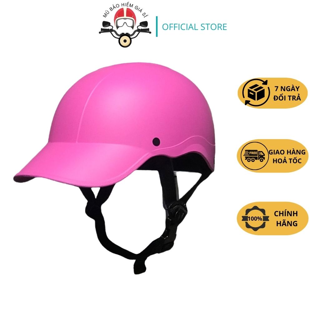 Mũ Bảo Hiểm 1/2 NAPOLI Nón Kết Trẻ Trung - FREESIZE 54-59cm - Dùng cho người đi moto, xe máy