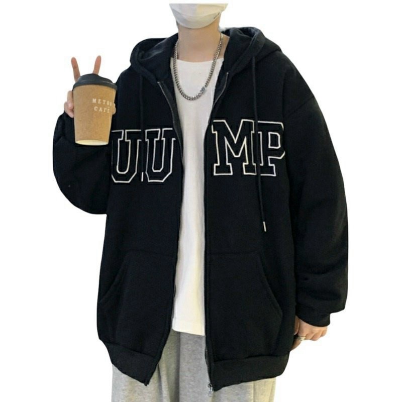 Áo khoác nỉ JU MP chống nắng nón 2 lớp áo hoodie khóa kéo form rộng mềm mịn-shopsituoiteen