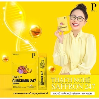 Thạch Nghệ Saffron Vị Chuối Daily Curcumin 247
