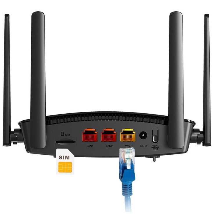 Bộ Phát Wifi 4G Router Có Cổng Lan LTE Totolink LR350 Phát Wifi từ Sim