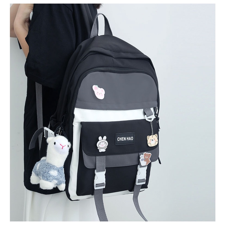 BALO NỮ PHỐI MÀU PHONG CÁCH ULZZANG B18