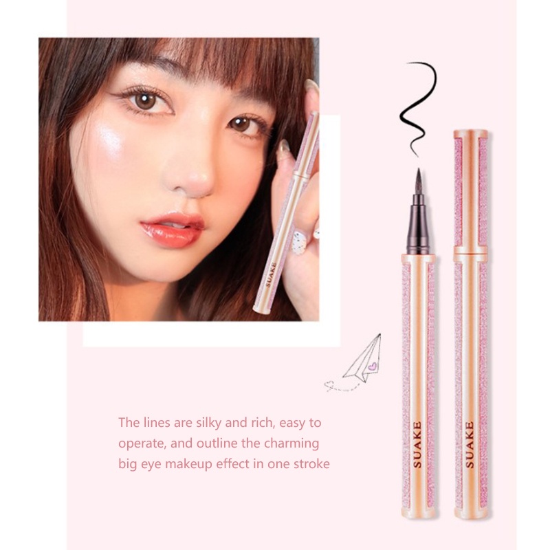 Bút Kẻ Mắt Dạng Lỏng Chống Nhòe Thiết Kế Vỏ Lấp Lánh Ánh