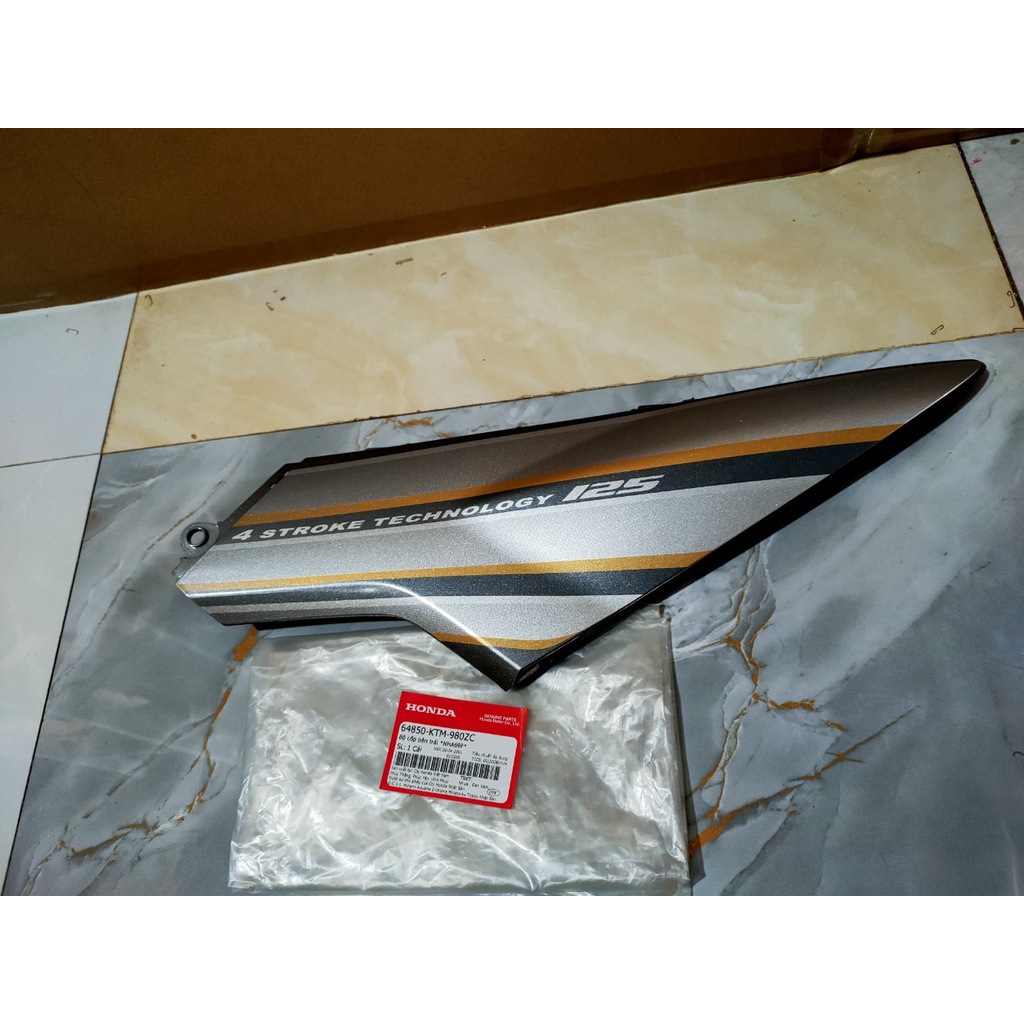Bộ cốp bên trái HONDA FUTURE NEO năm 2006 màu Đen xám. *NHA69P* 64850KTM980ZC