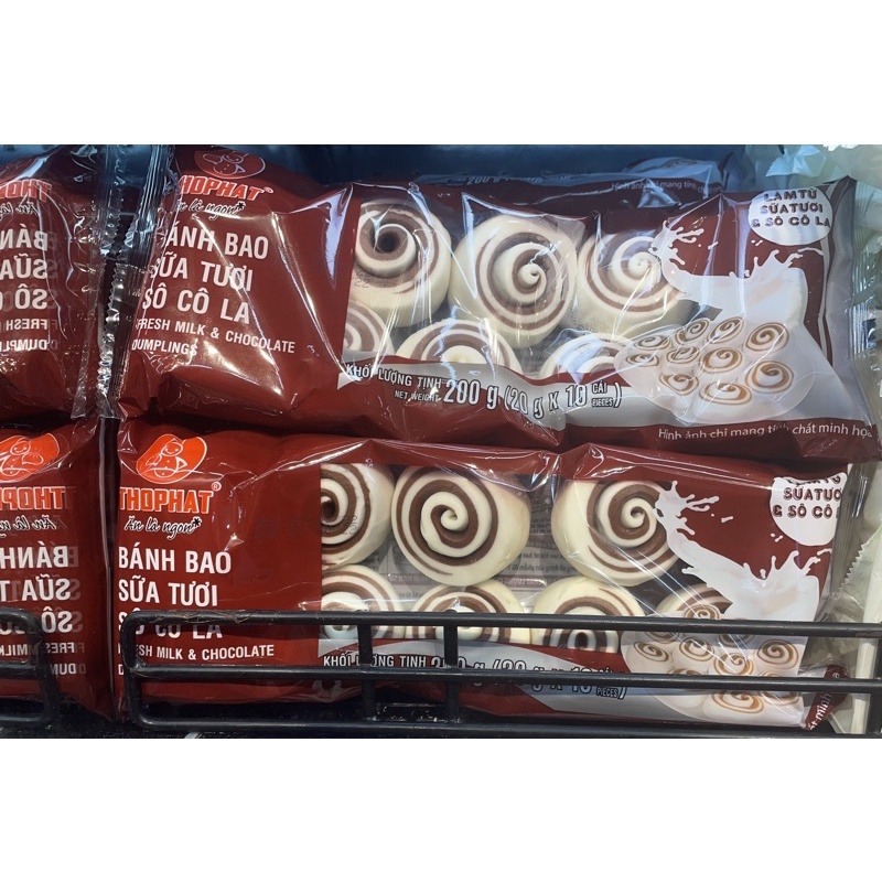 10 Bánh bao màn thầu socola sữa tươi thơm béo