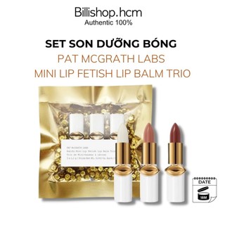 Set son dưỡng bóng 3*1.2g pat mcgrath labs mini lip fetish lip balm trio