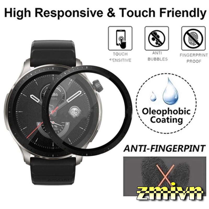 Miếng dán 3D Full màn Xiaomi Amazfit GTR 4 , GTR 4 bảo vệ màn hình