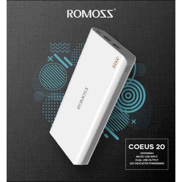 Pin sạc dự phòng Romoss Coeus 20 20000mAh chính hãng