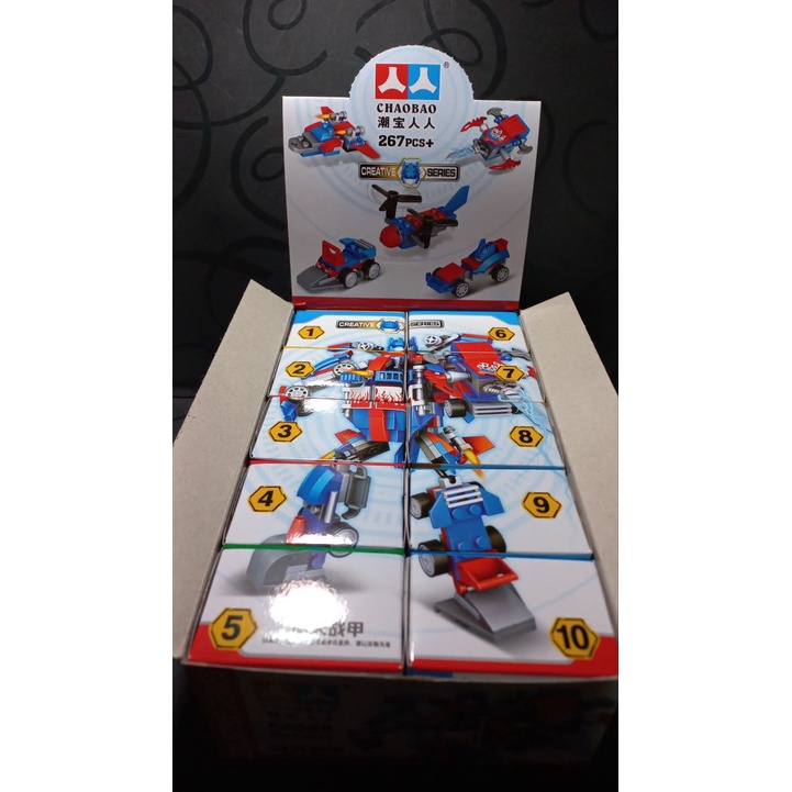 L.e.g.o Xếp Hình Robot , Bộ Lắp Ghép Nhựa 10in1, Đồ Chơi Giáo Dục Cho Bé  07034