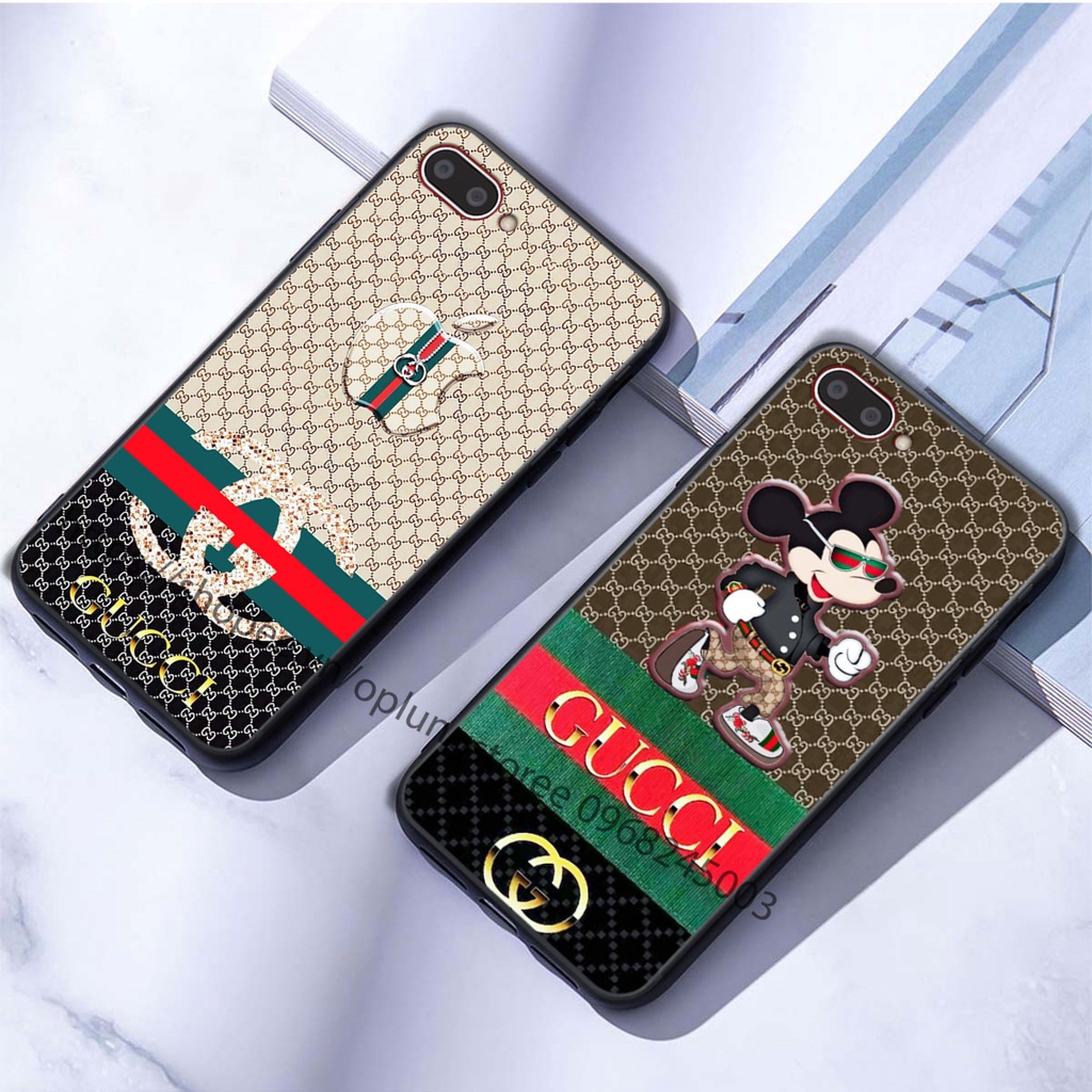 Ốp Oppo A3S / A1k / Realme C1 / C2 bộ hình thương hiệu thời trang cao cấp
