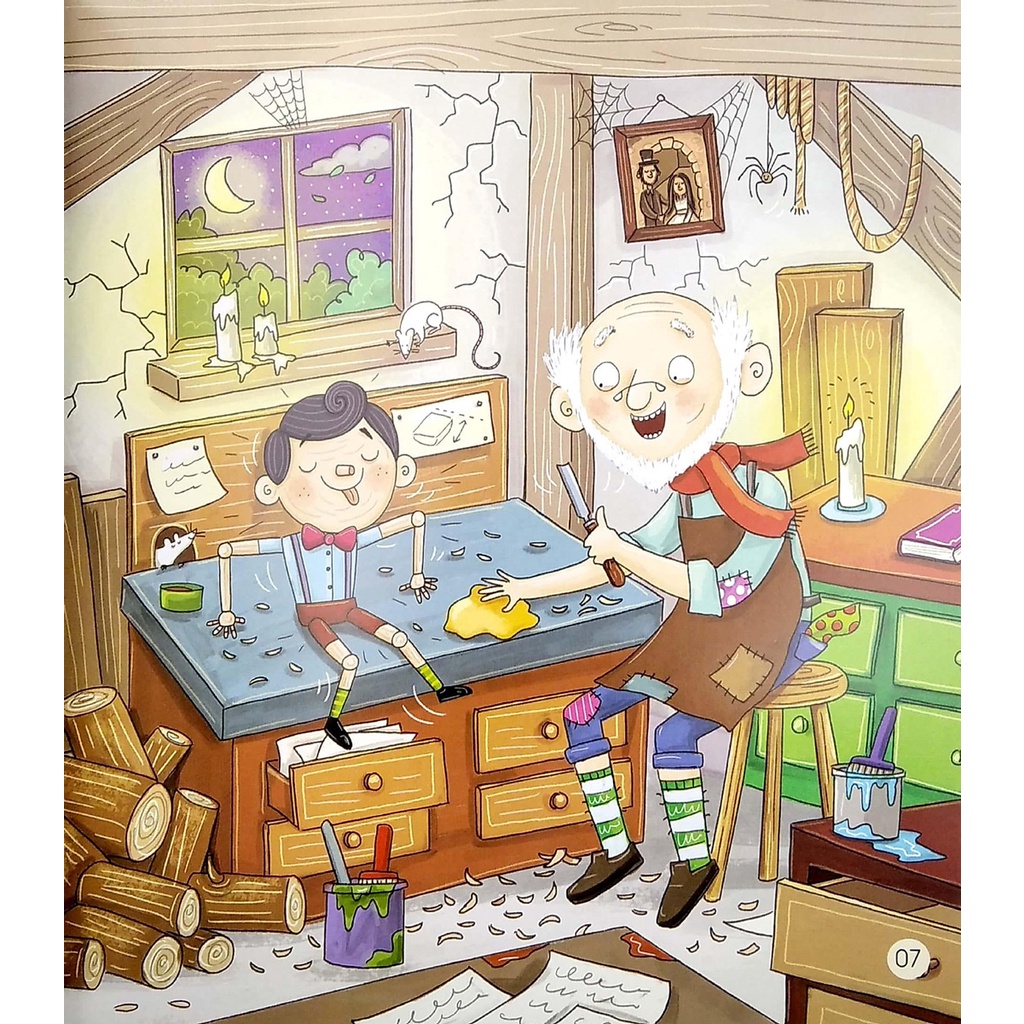 Sách - Truyện Cổ Tích Kinh Điển - Cậu Bé Pinocchio (ND)