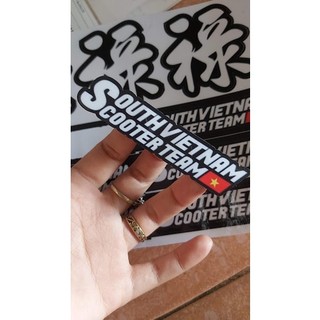 Combo 2 tem decal southscooter vn dán xe giá rẻ