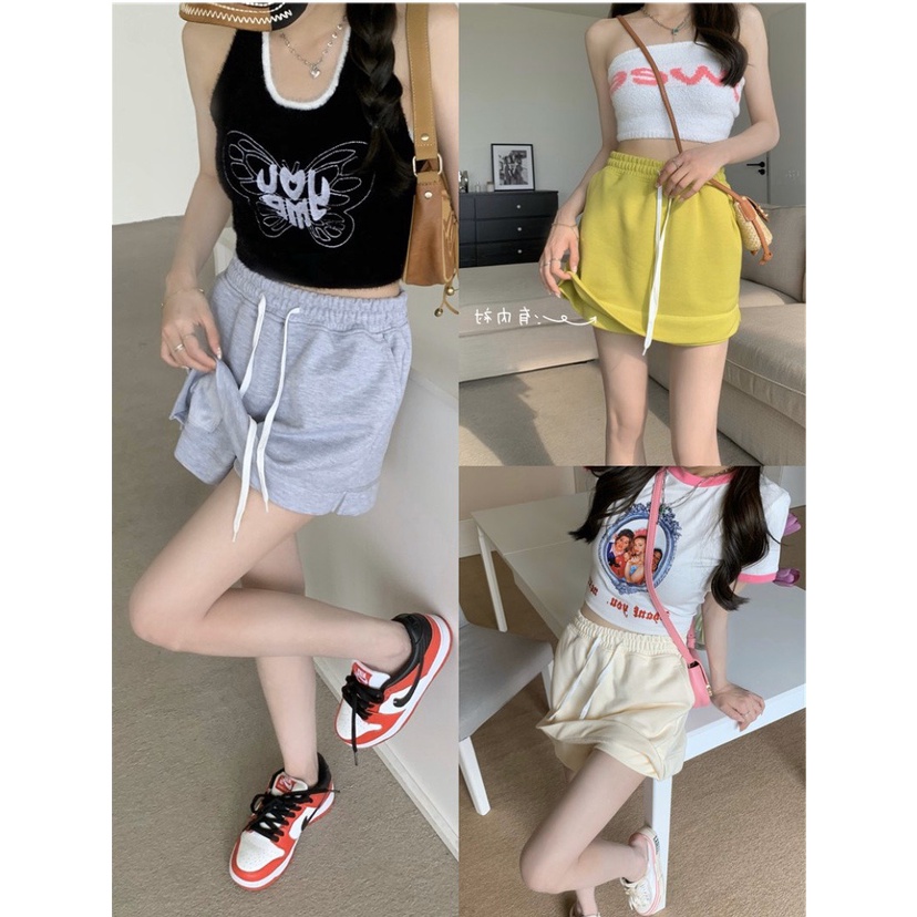 QUẦN GIẢ VÁY VẢI DA CÁ COTOTN