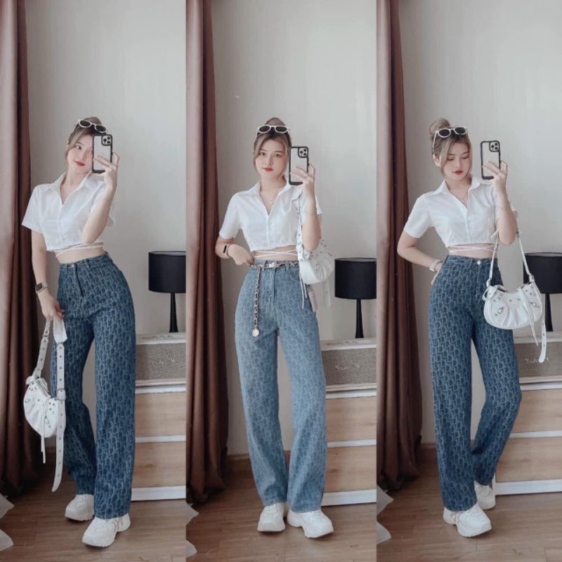 Áo Sơmi Croptop CỘT DÂY EO XINH siêu hot kiểu mới , sang chảnh.