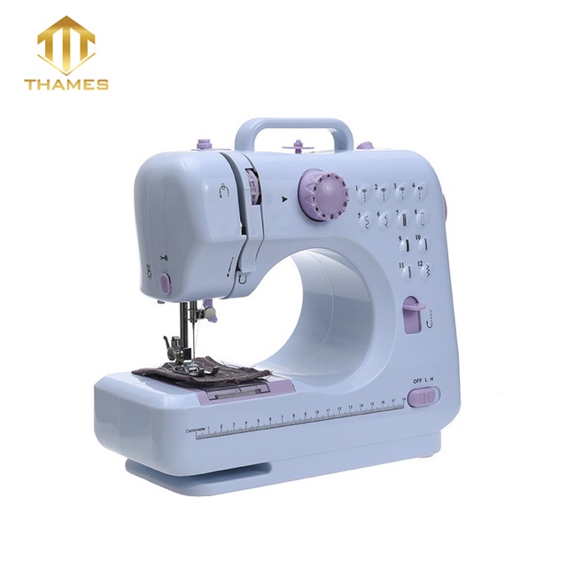 Máy May Mini Gia Đình FHSM505 12 Kiểu May, Có Vắt Sổ, Chính Hãng THAMES