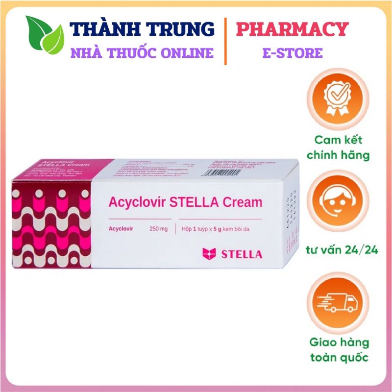 Kem Acyclovir Stella Cream  - Ship TP.HCM