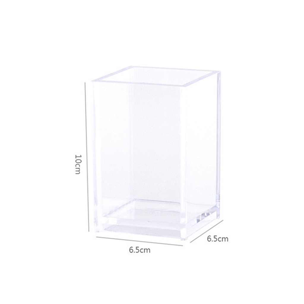 Ống bút acrylic dày trong suốt