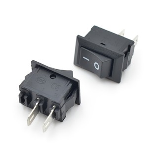  Công Tắc Bập Bênh KDC1-11 3A 250VAC 2 Chân - Kích Thước 8.5*13.5mm - Màu Đen,Đỏ 