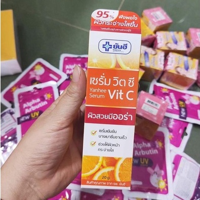 Serum trắng da ngừa mụn Yanhee Serum Vit C sản sinh collagen mờ nếp nhăn phục hồi da hư tổn 20g chính hãng thái lan #4