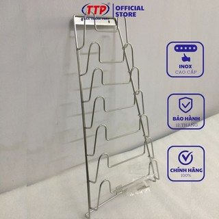 Máng vung - kệ treo nắp nồi inox sus304 tuấn thành phát