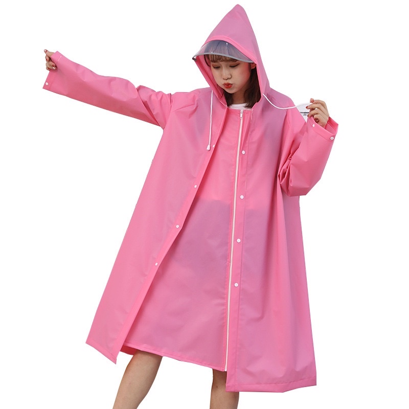 ÁO MƯA THỜI TRANG CÓ KHÓA KÉO, CÓ KHUY BẤM KIỂU DÁNG HIỆN ĐẠI ( CÓ ẢNH THẬT)
