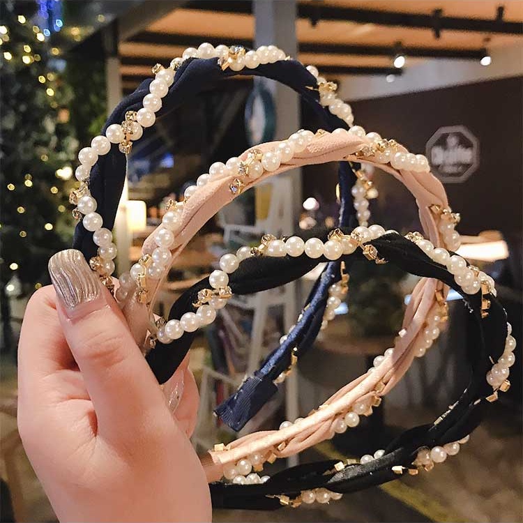 【Bờm Tóc】Băng đô Cài Tóc Tết/Rửa MặtĐa Năng Thời Trang Hàn Quốc Cho Nữ